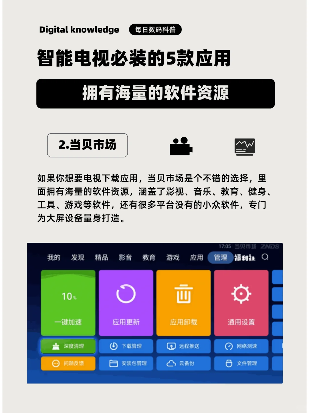 智能电视必装五大软件，你都安装了吗?