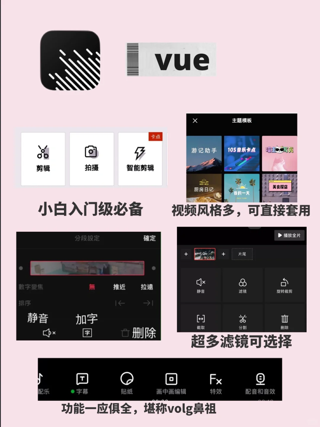app推荐｜💖从此制作vlog不再发愁💖