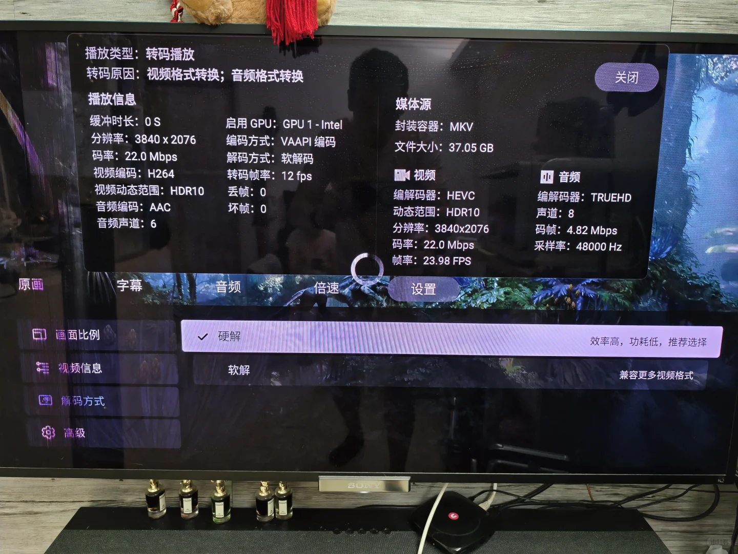 飛牛tv硬解問題