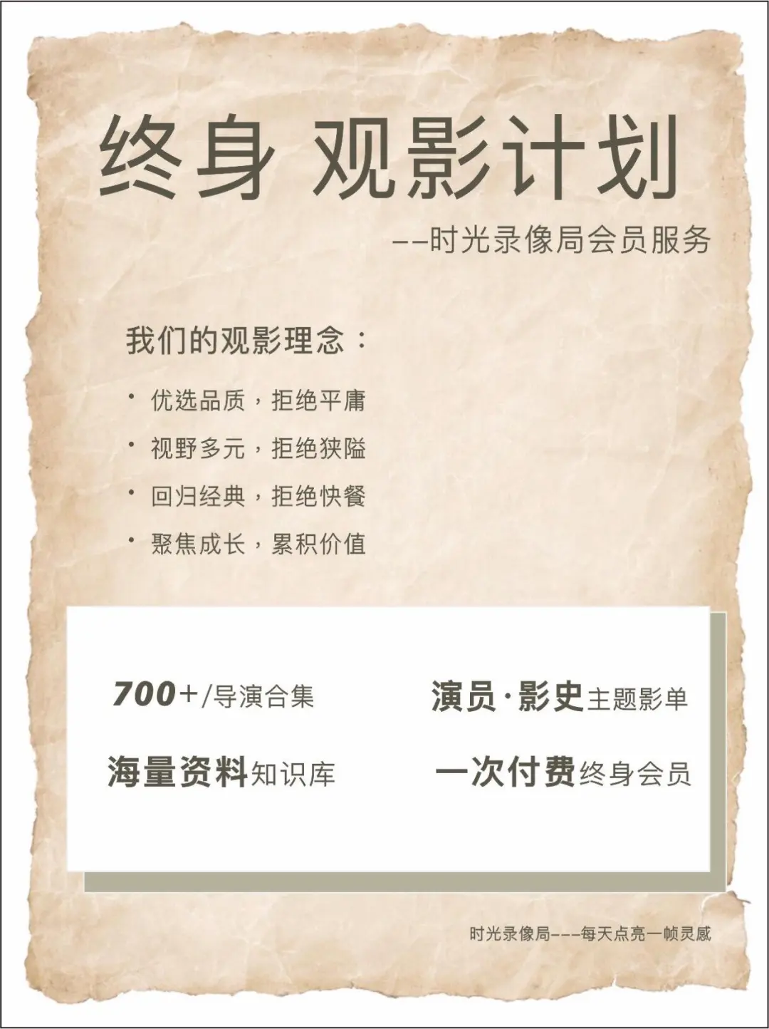 时光录像局审美养成计划📽||