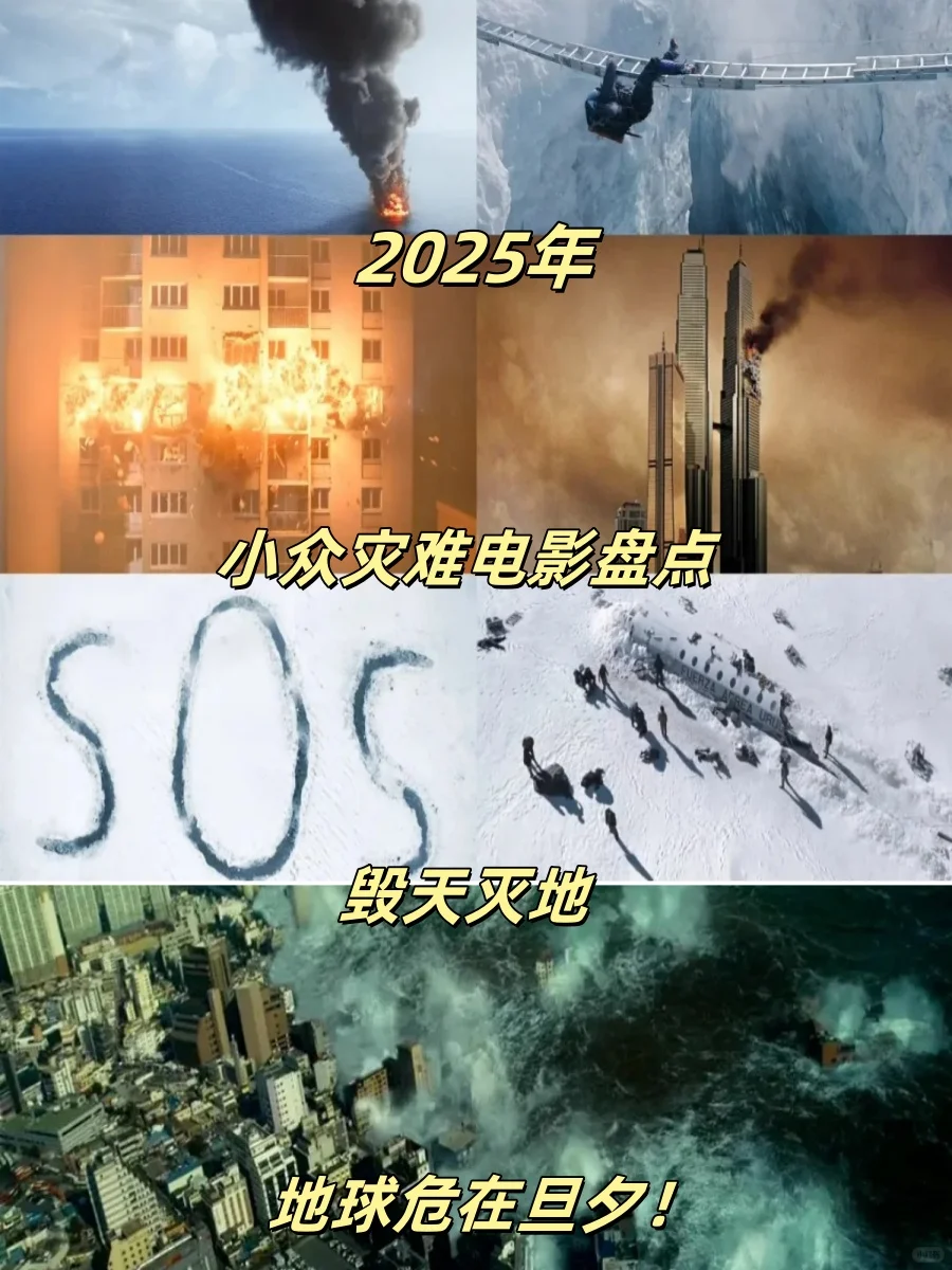 领取你的周末电影清单☠️小众灾难片看到爽