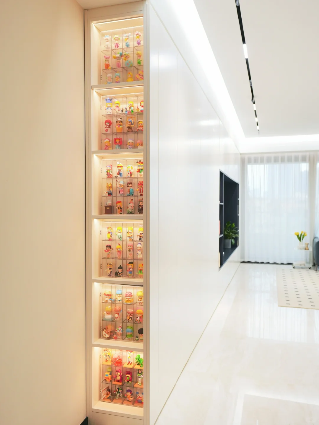 打开新思路‼️电视柜侧面这样装太好看了！