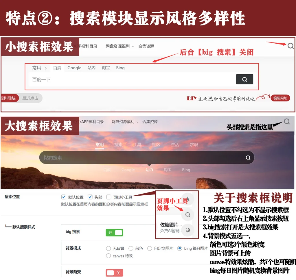 网址导航源码带后台带数据库用户带广告位