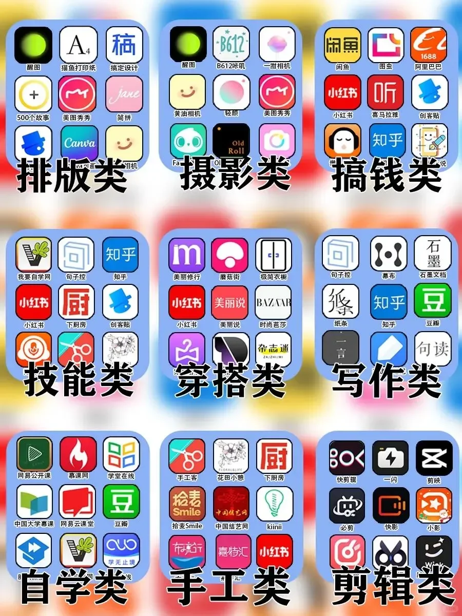 81个女生必备实用APP合集