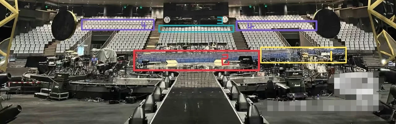 这几个观众位置区域视听感哪个最好？