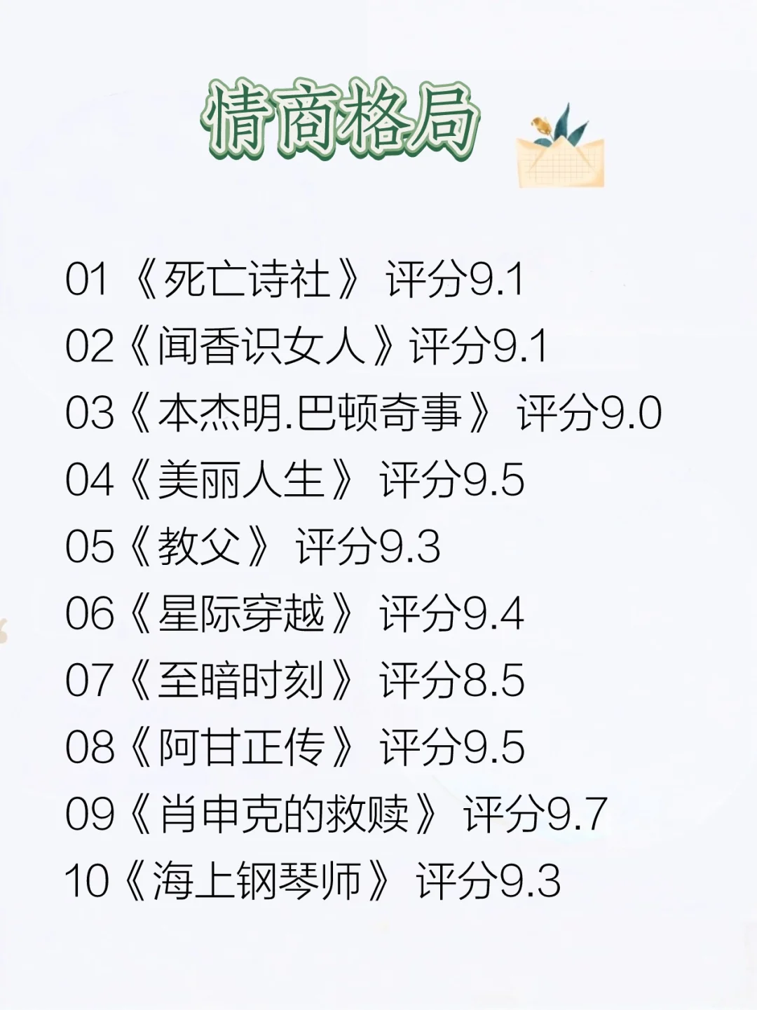 周末放松｜60部必看治愈电影推荐