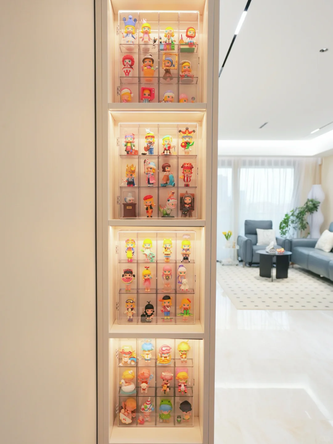 打开新思路‼️电视柜侧面这样装太好看了！