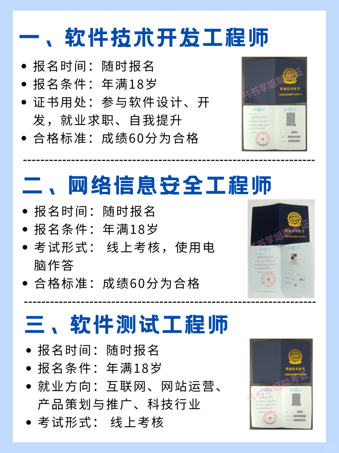 码住❗软件工程专.业9️⃣个高含金量证❗