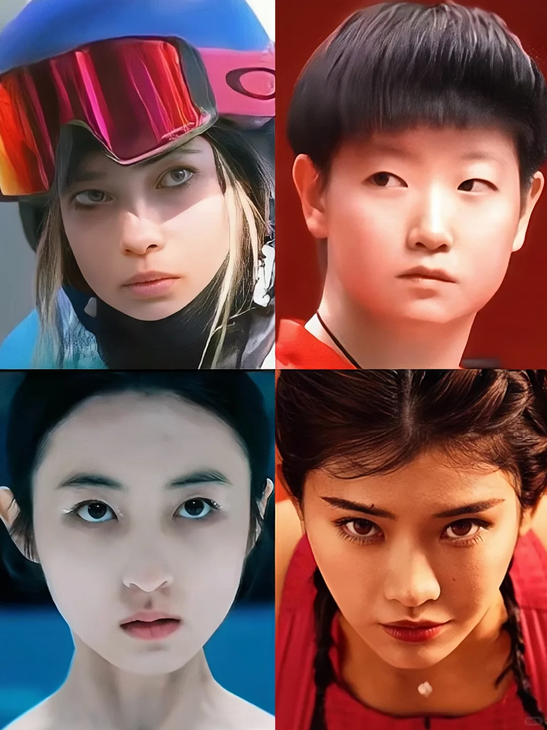 女生想赢的时候，是不会有笑脸的……