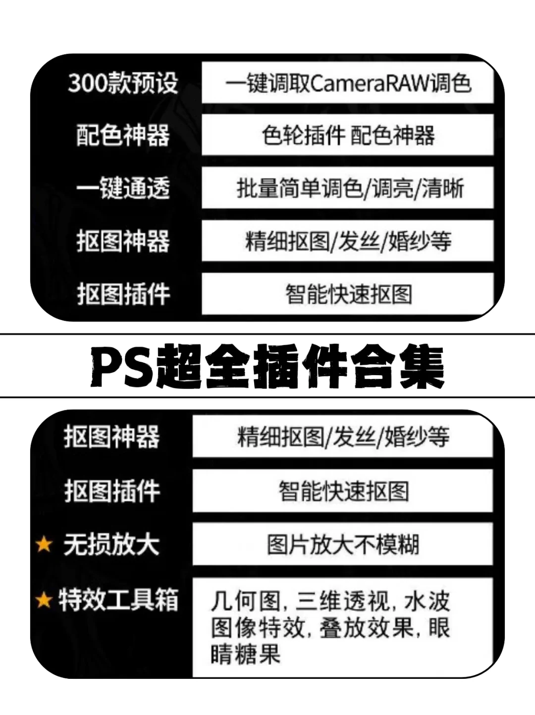 PS插件合集｜提高效率节约时间😋设计必备