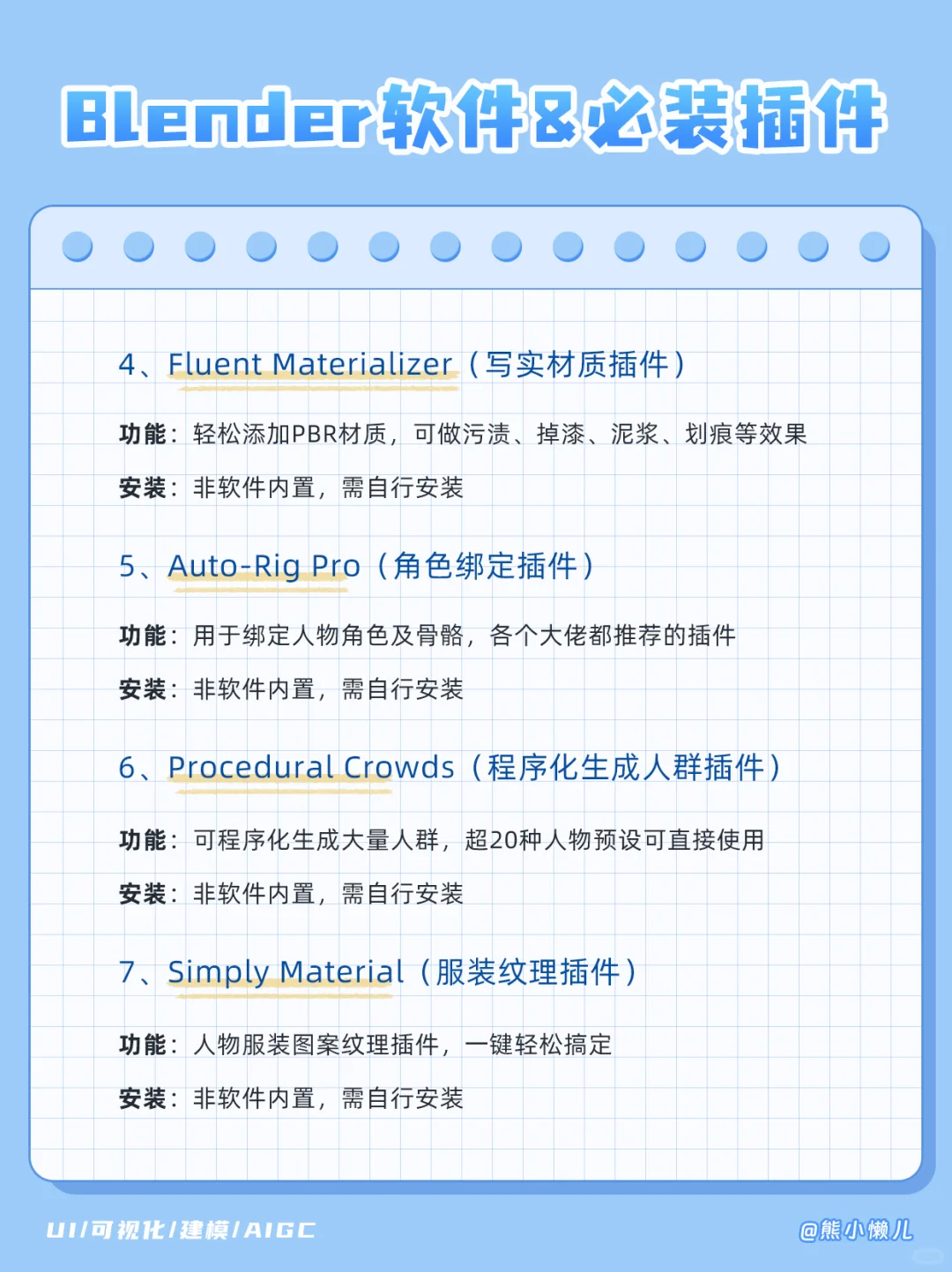 📥 Blender软件+插件超全安装指南