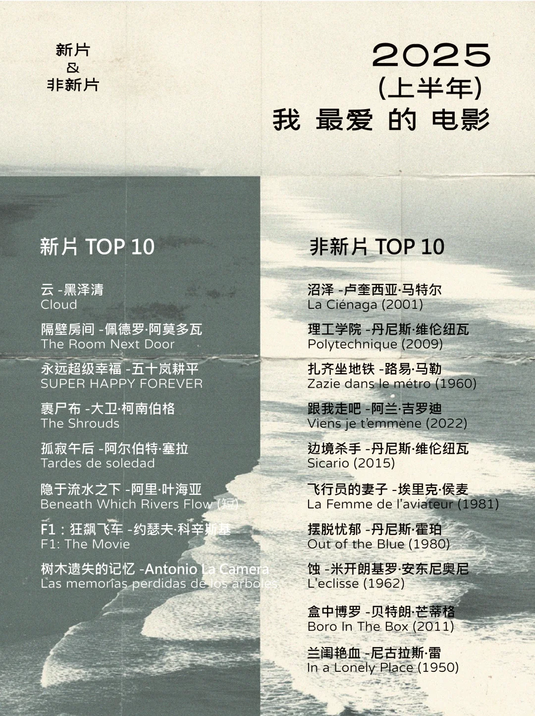 2025上半年我喜爱的电影