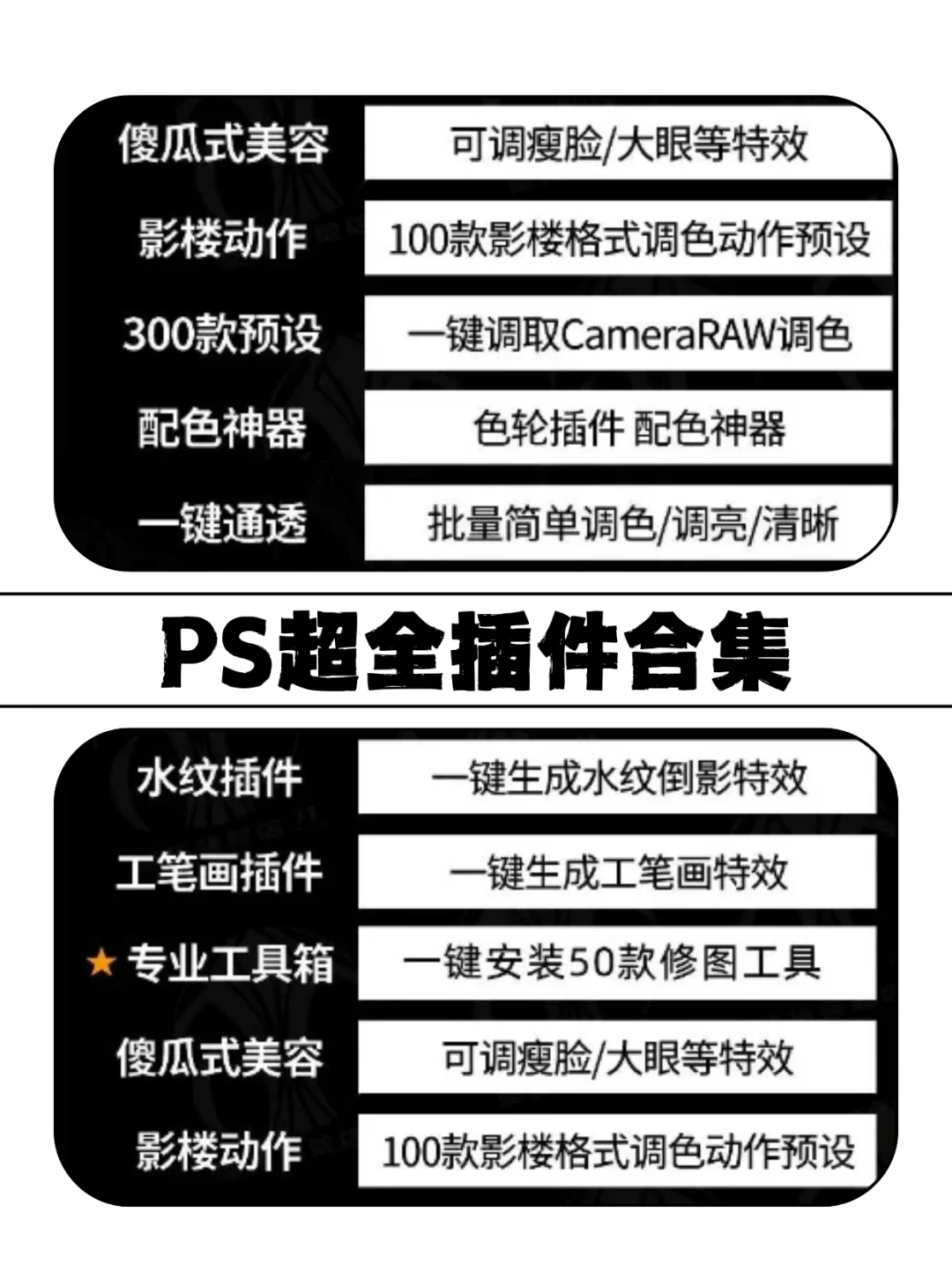 PS插件合集｜提高效率节约时间😋设计必备