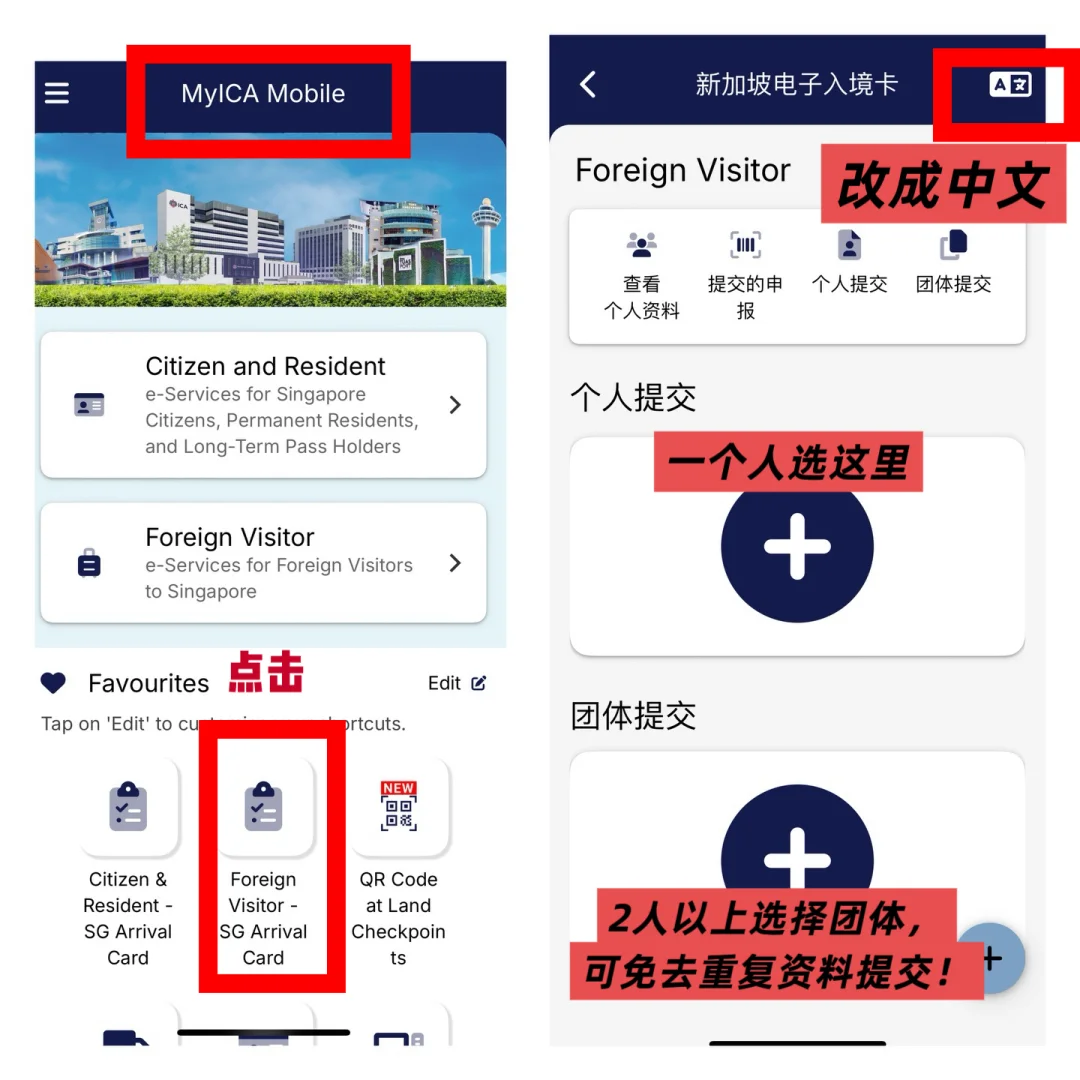 新加坡入境卡，逐步填写详解！（家庭出游）