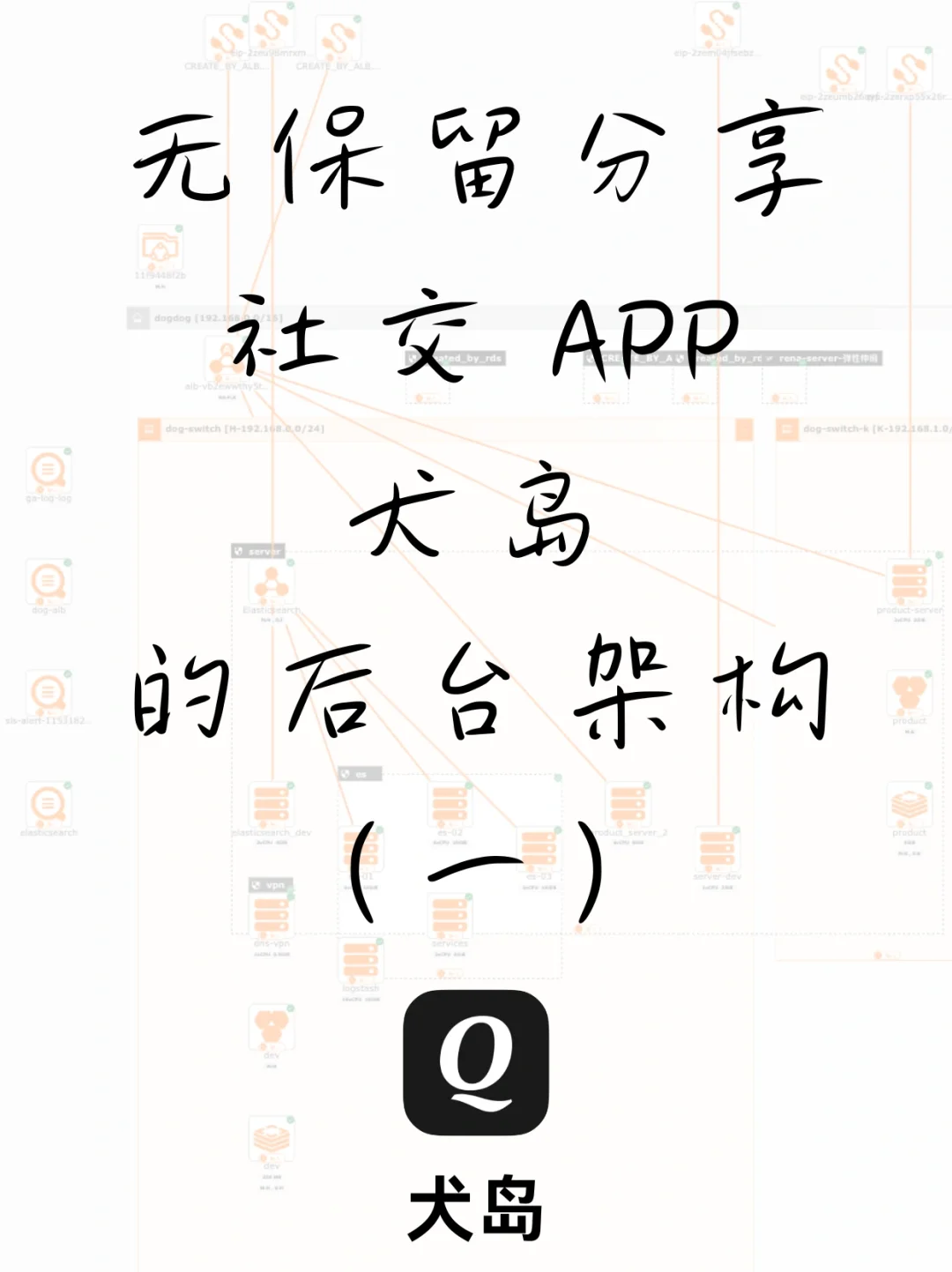 无保留分享交友APP犬岛的服务端架构