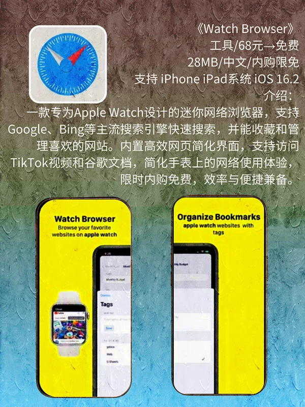 7月 16日 iOS 限免 APP，¥1194→免费