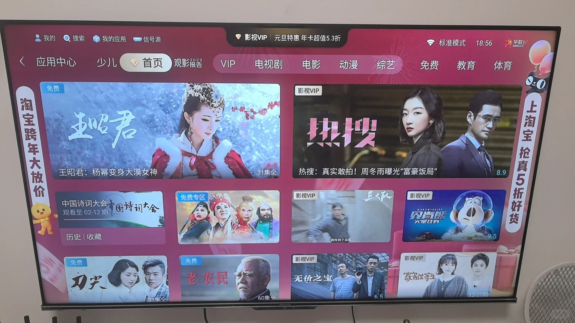 家人们，网络电视怎么调回电视频道啊。