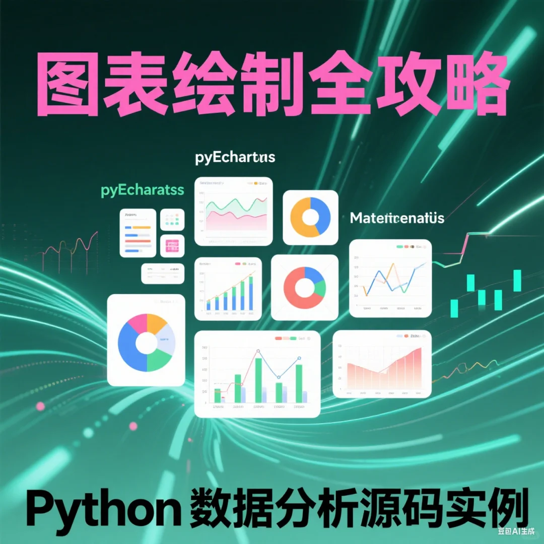 Python 数据分析可视化，源码实例直接用