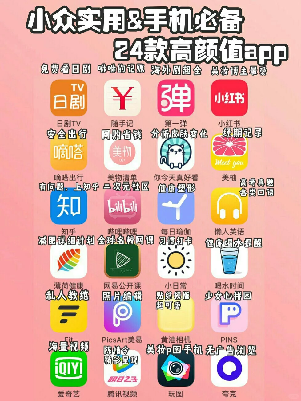 小众又实用24🍊款必备app，努力不负时光