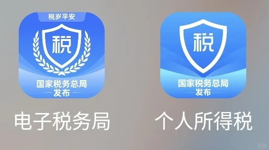 电子税务局APP和个人所得税APP