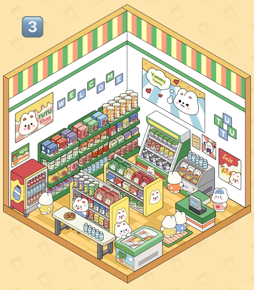 爱玩造景贴纸的一定不要错过！！！！