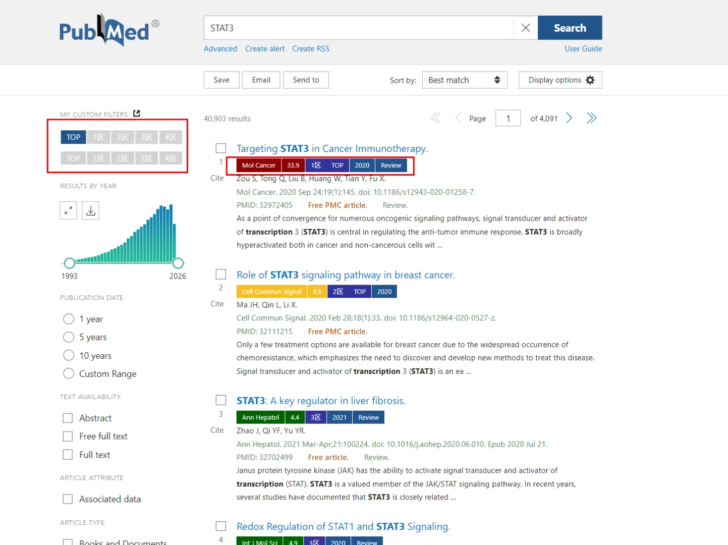 Pubmed影响因子插件GoingMed