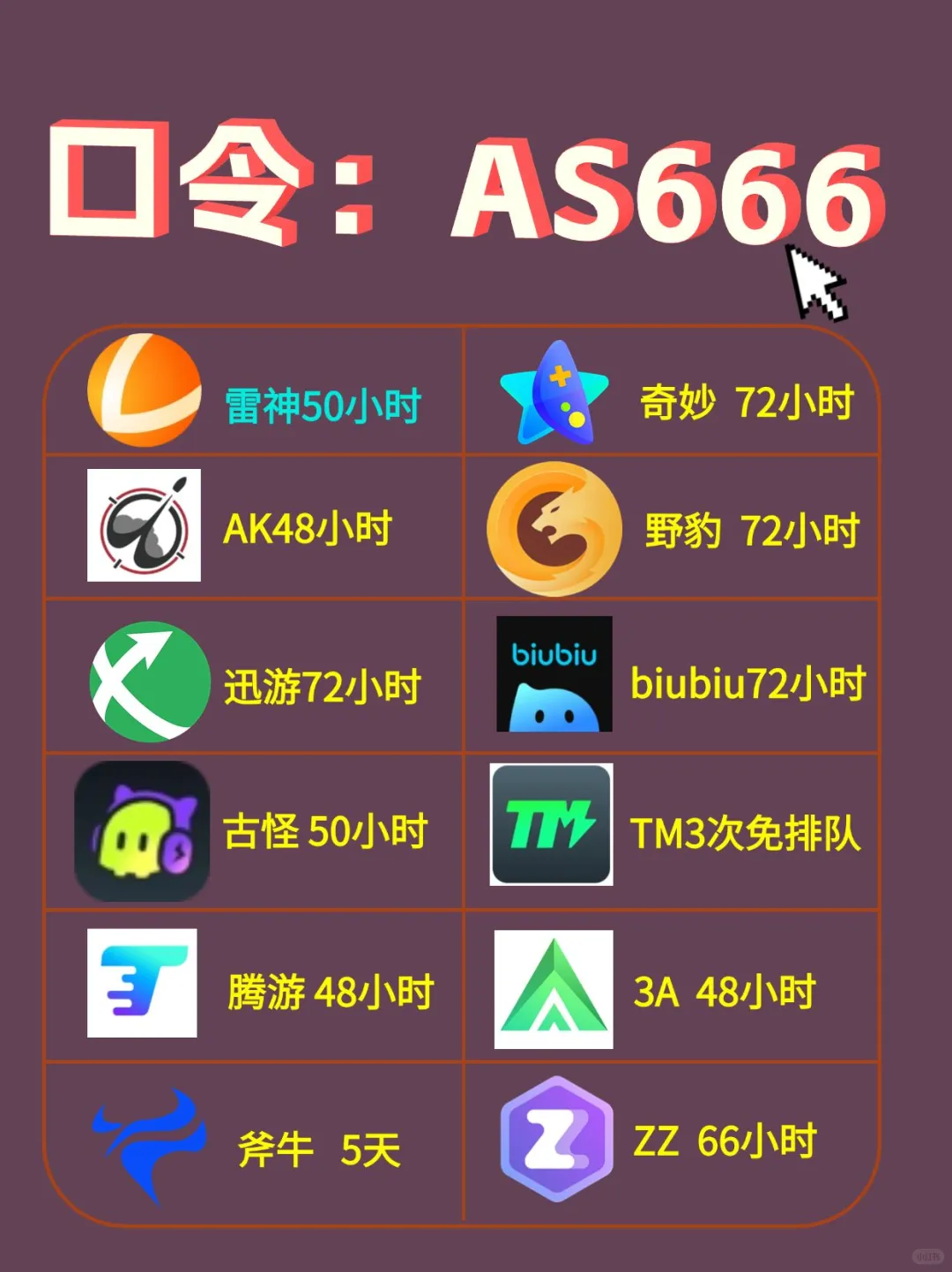 白嫖主流游戏加速器