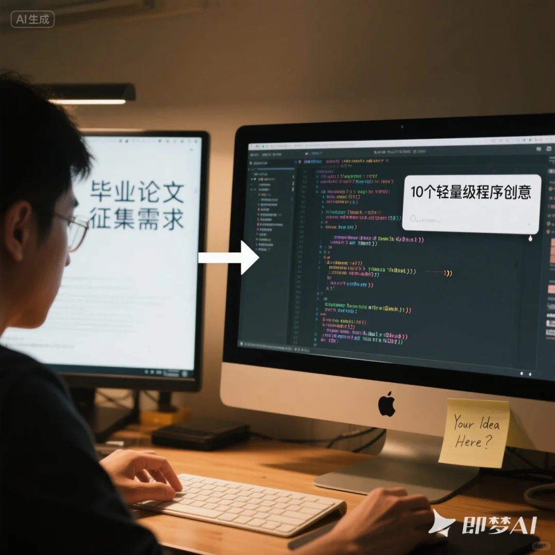 【毕业论文项目】寻找10个有趣的程序创意！