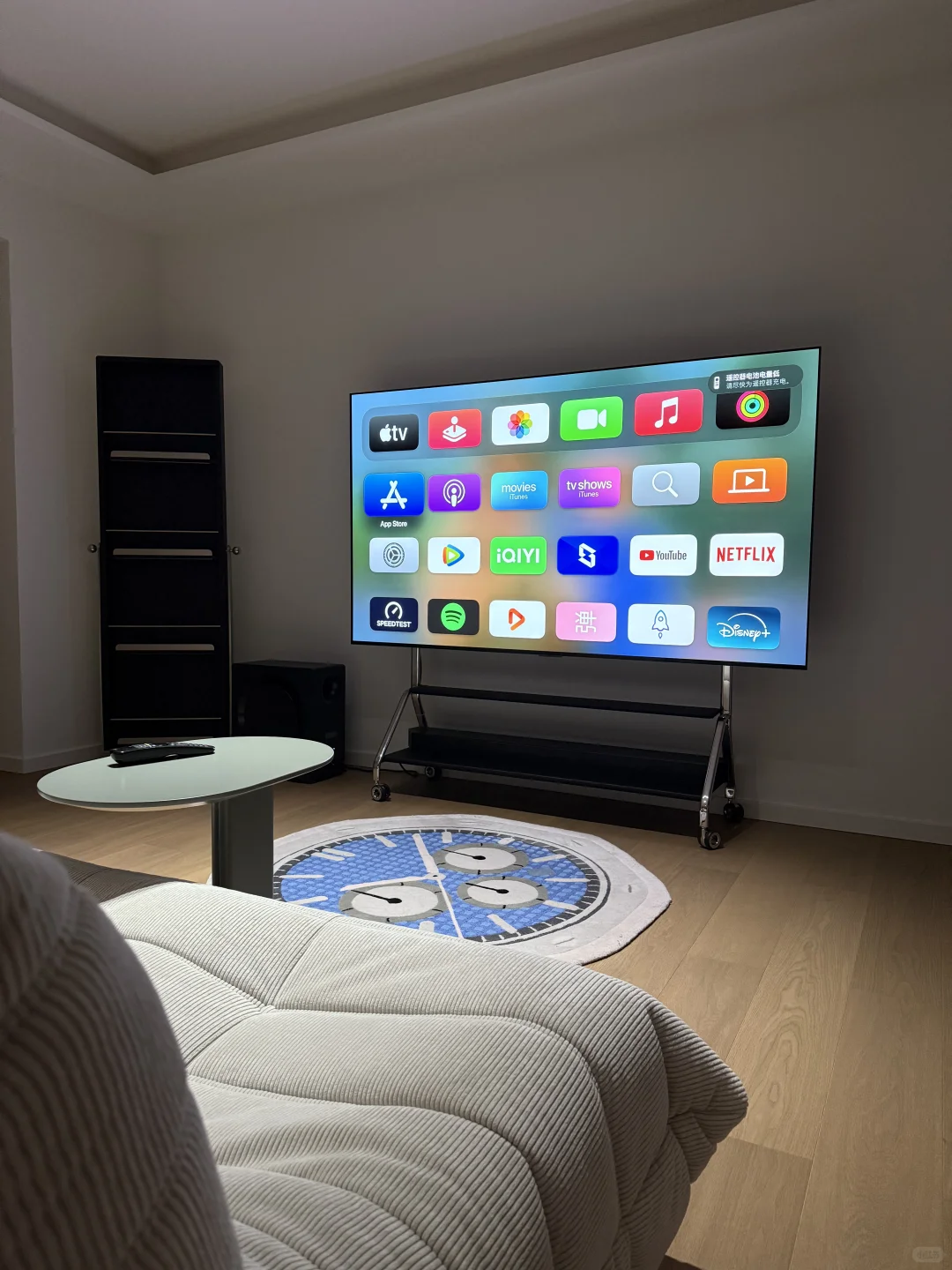 移动电视支架藏线方案，PS5，ATV，NS多合一