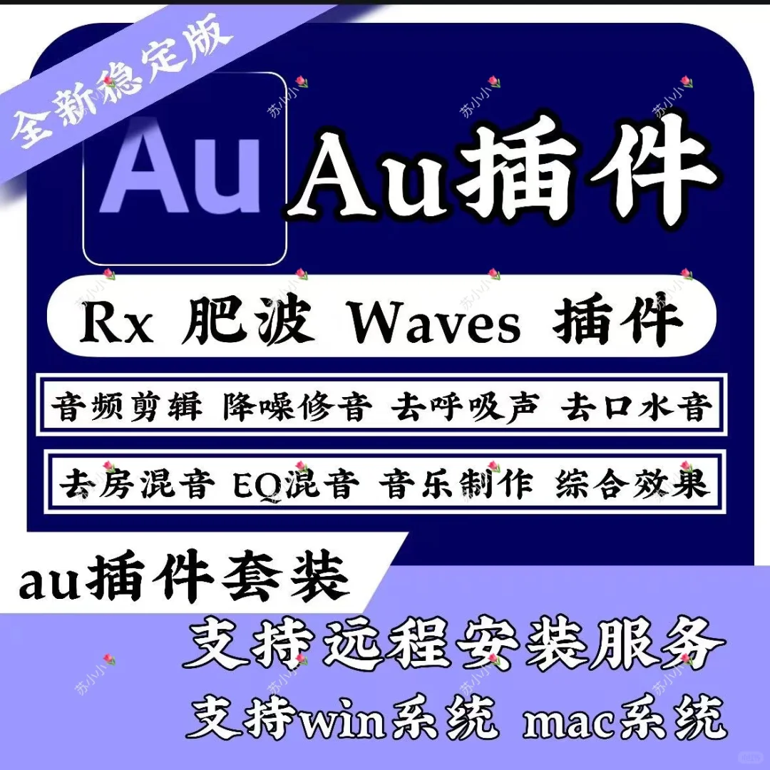 💻 录音救星！AU插件全家桶远程装好了｜降噪