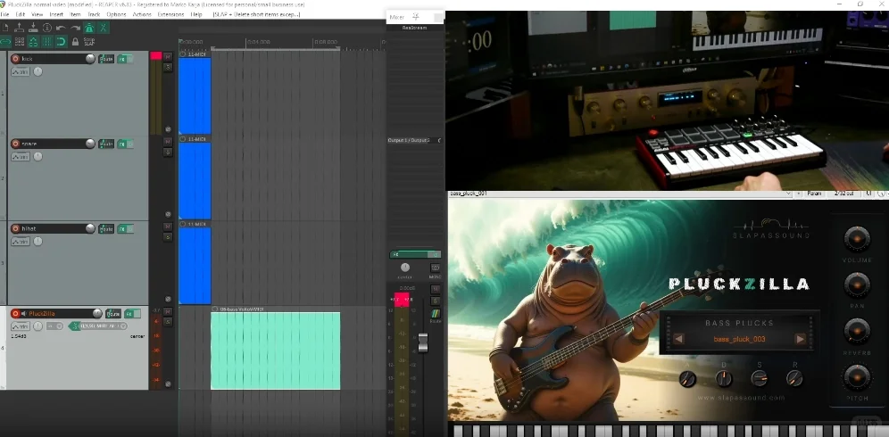 🎸限免！Pluckzilla弹拨贝斯插件别错过