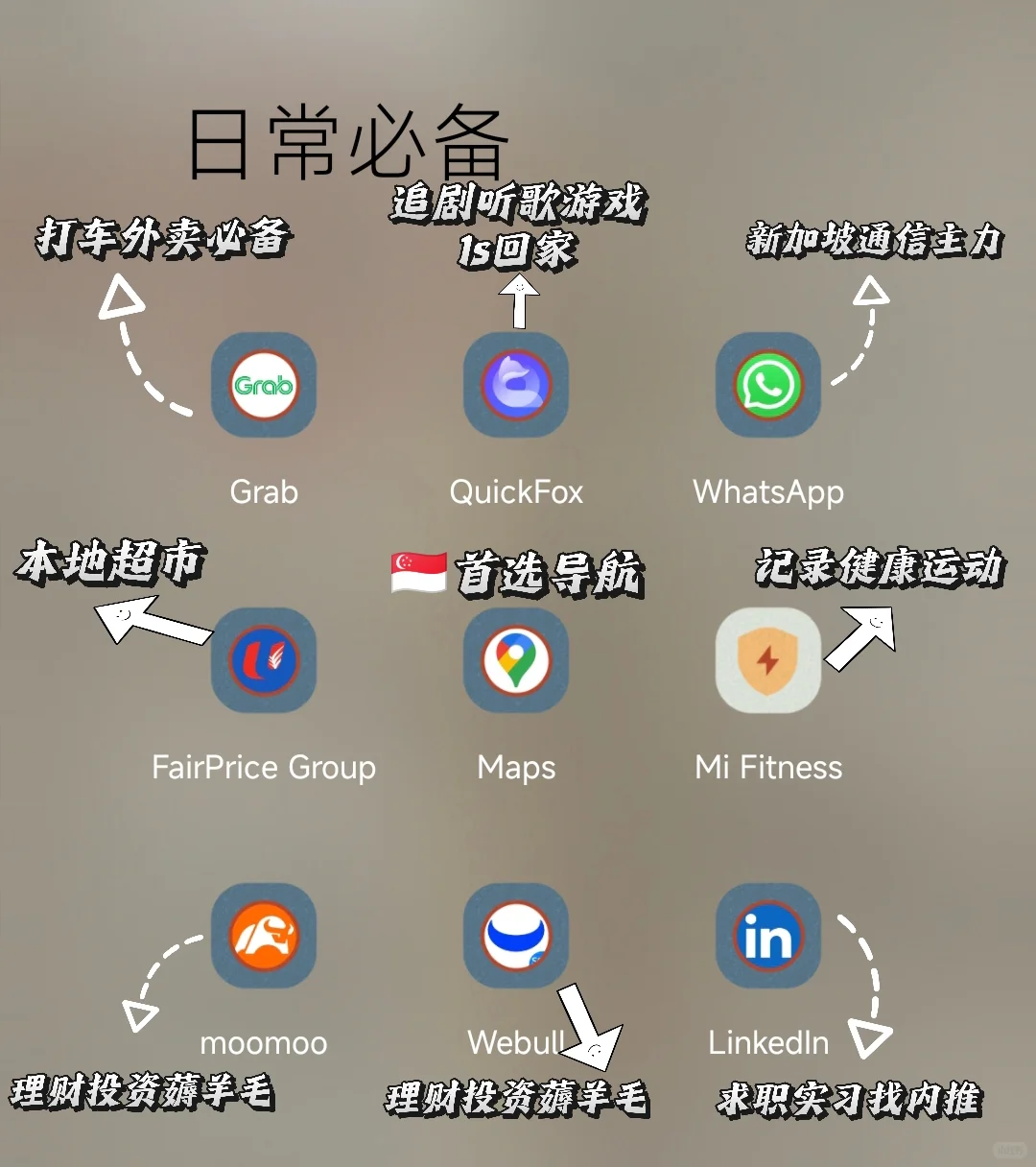 🇸🇬在坡留学生活超实用的18款APP推荐