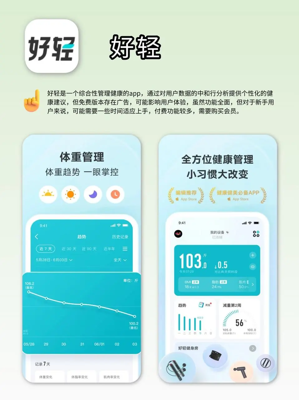 我的年度热量记录app榜单分享！