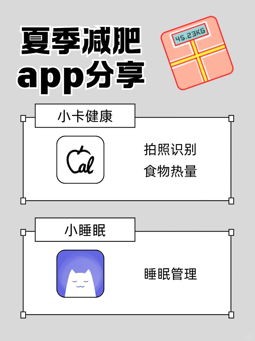 夏季减肥不想饿肚子！快用宝藏减肥app