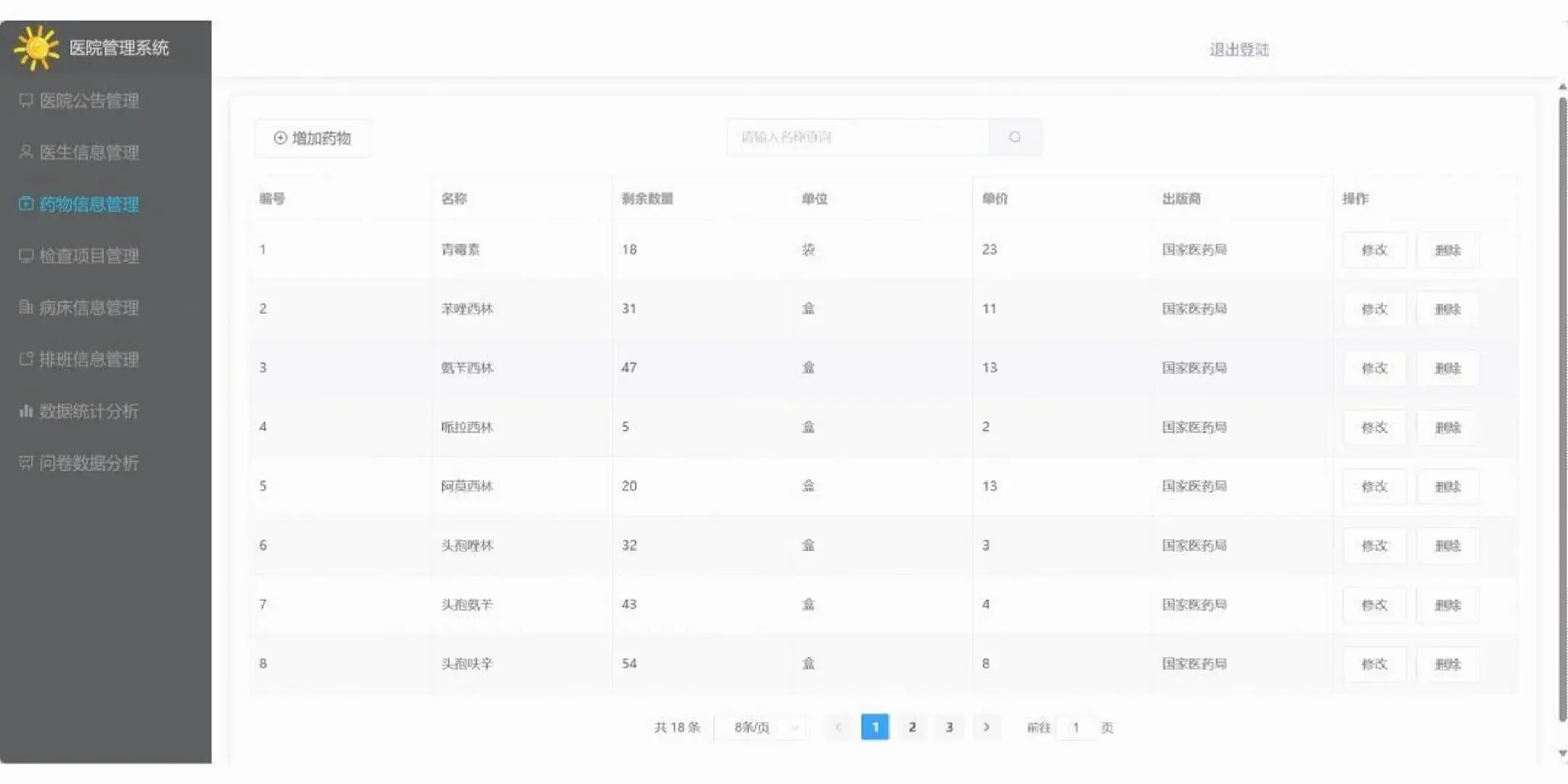 医院管理系统，附源码，拿走直接用！不用谢