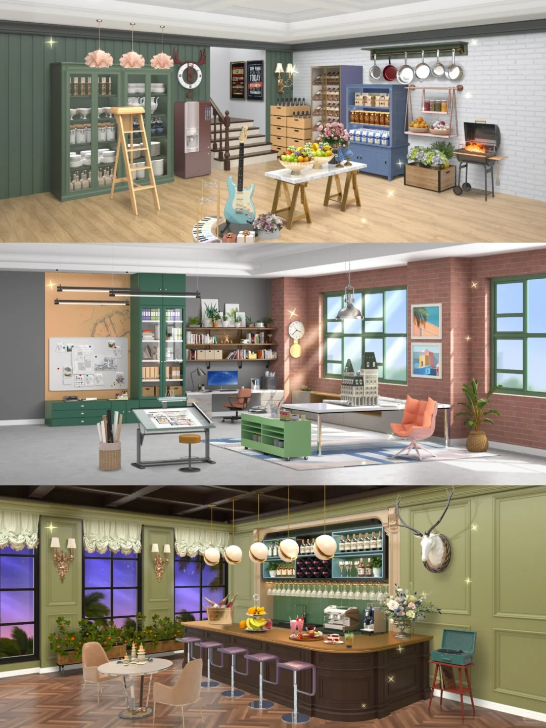 摸鱼必备—不用三消的装修游戏😁