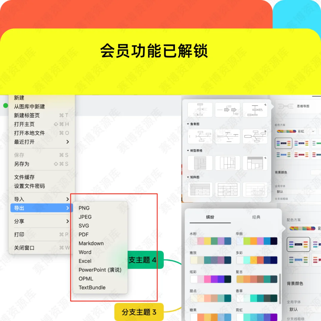 XMind 2025pro思维导图 Mac/Windows/安卓