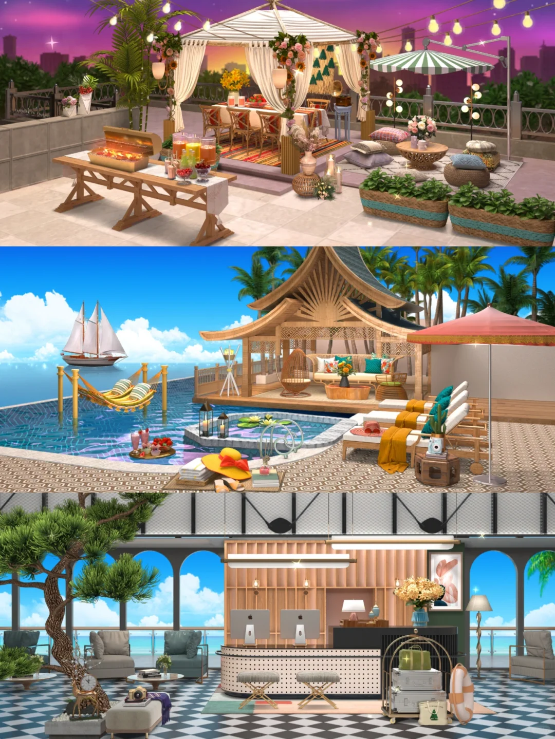 摸鱼必备—不用三消的装修游戏😁