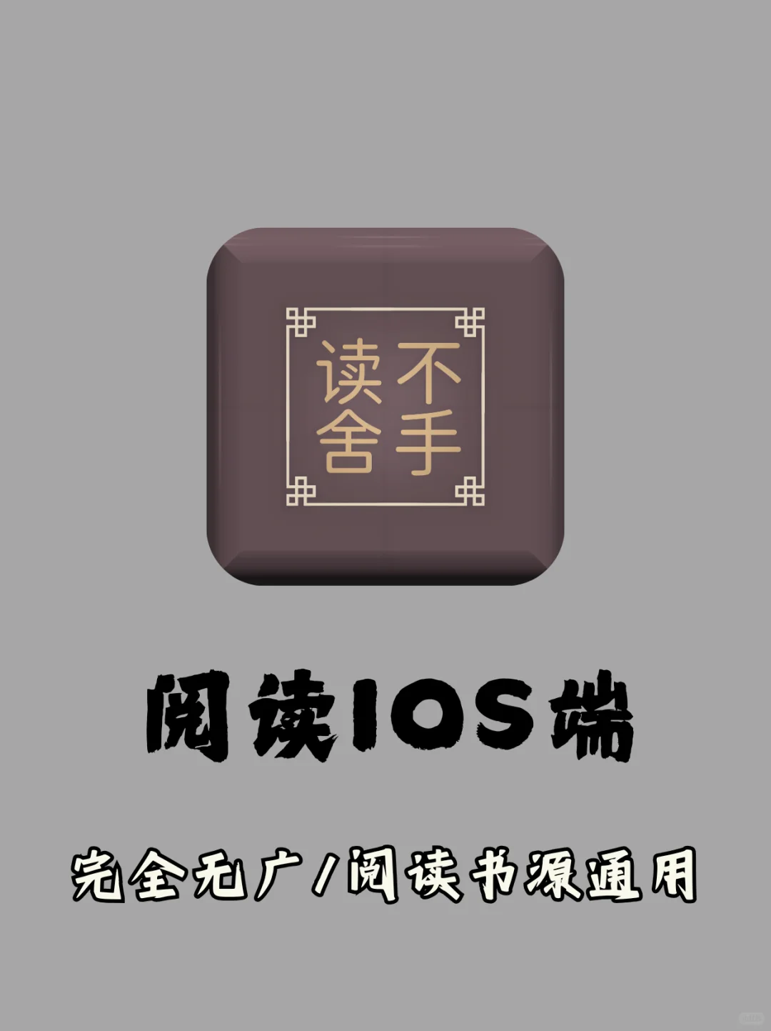 什么？苹果端完全无广的阅读神器🍀