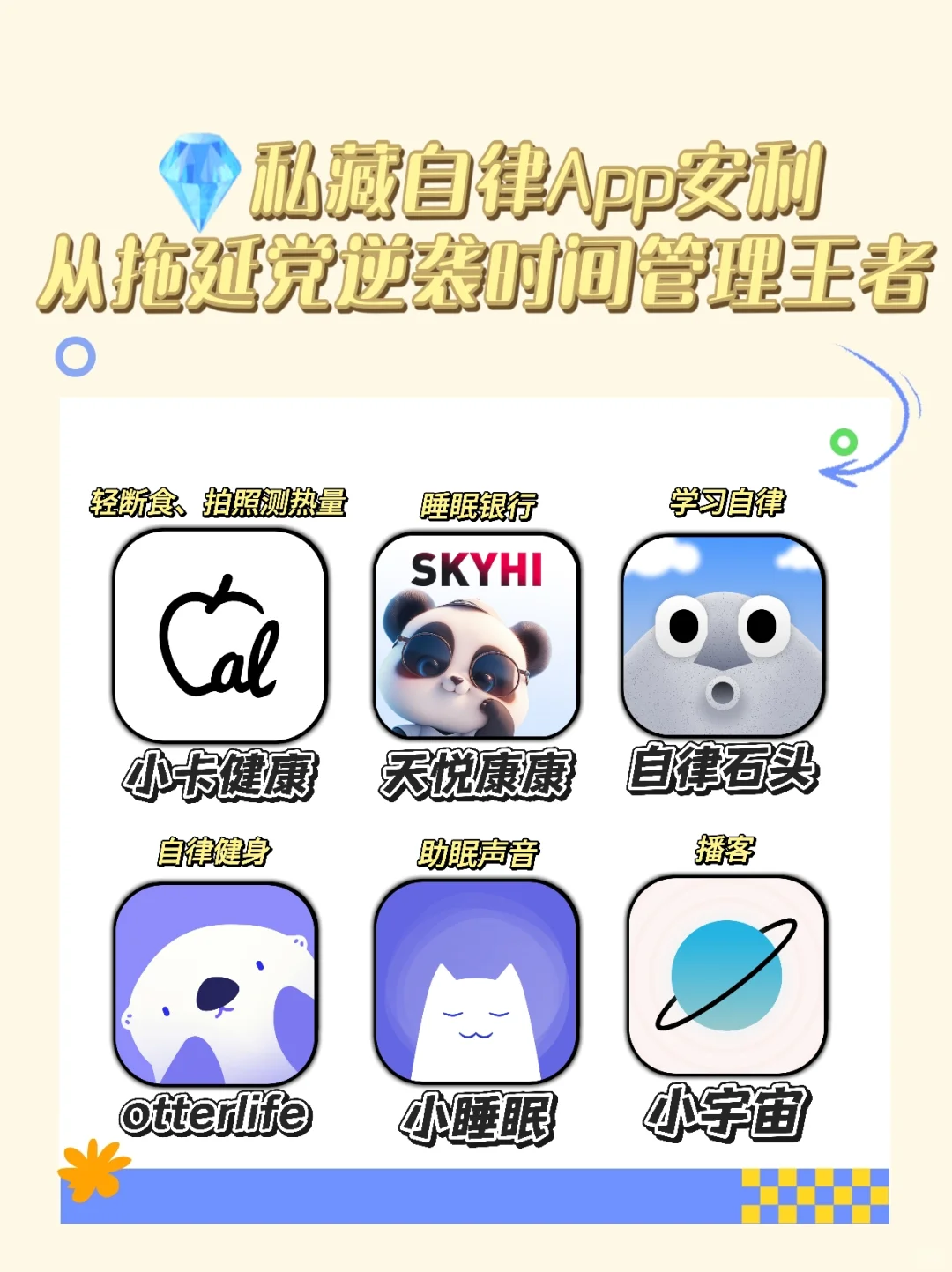 💎私藏自律App安利｜从拖延党逆袭时间管