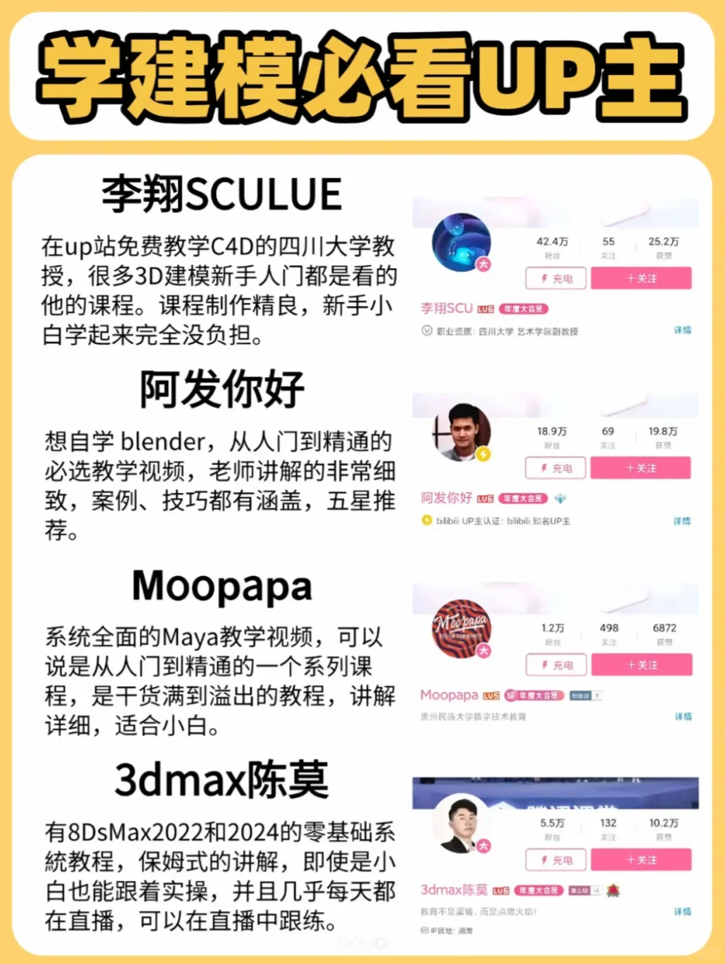 小白建模软件选哪款啊???