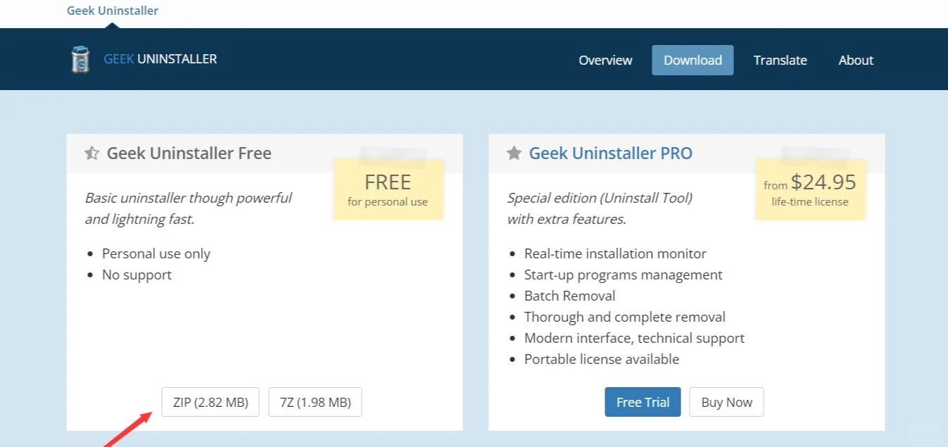 电脑卸载软件工具geek
