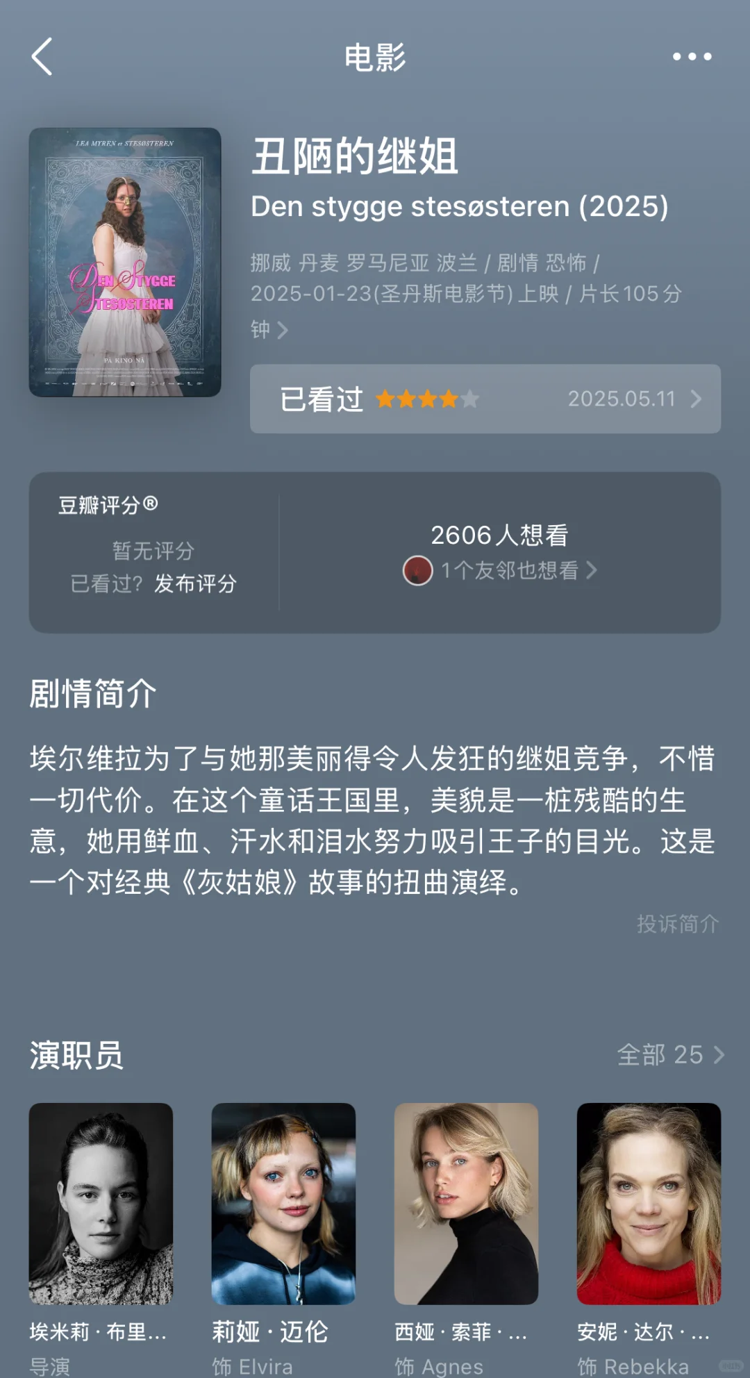 急求！有没有类似丑陋继姐这样的电影！