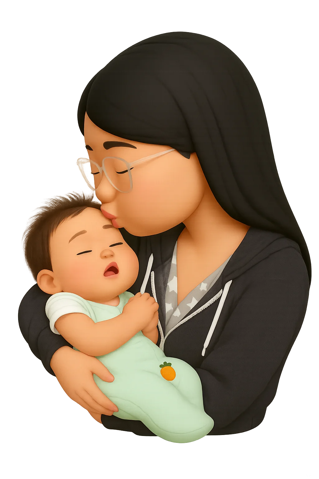 xhs诚不欺我 给宝宝做ios emoji好使