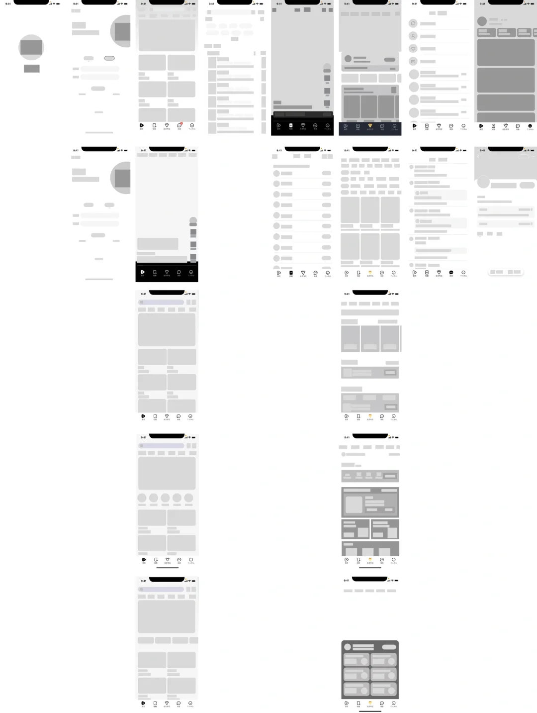 UI设计 软件设计 低保真高保真