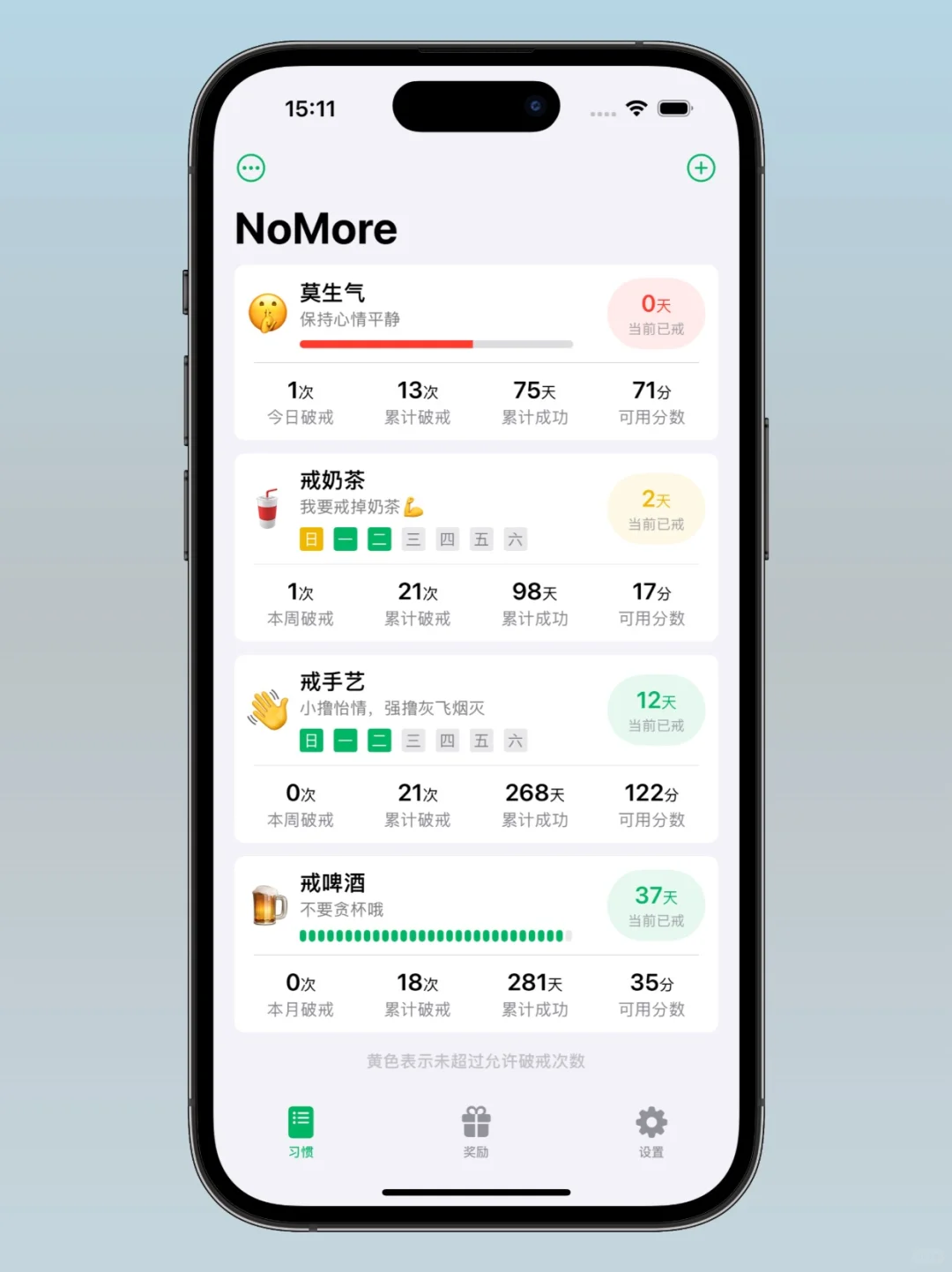 为了改掉坏习惯，我做了一个APP📱