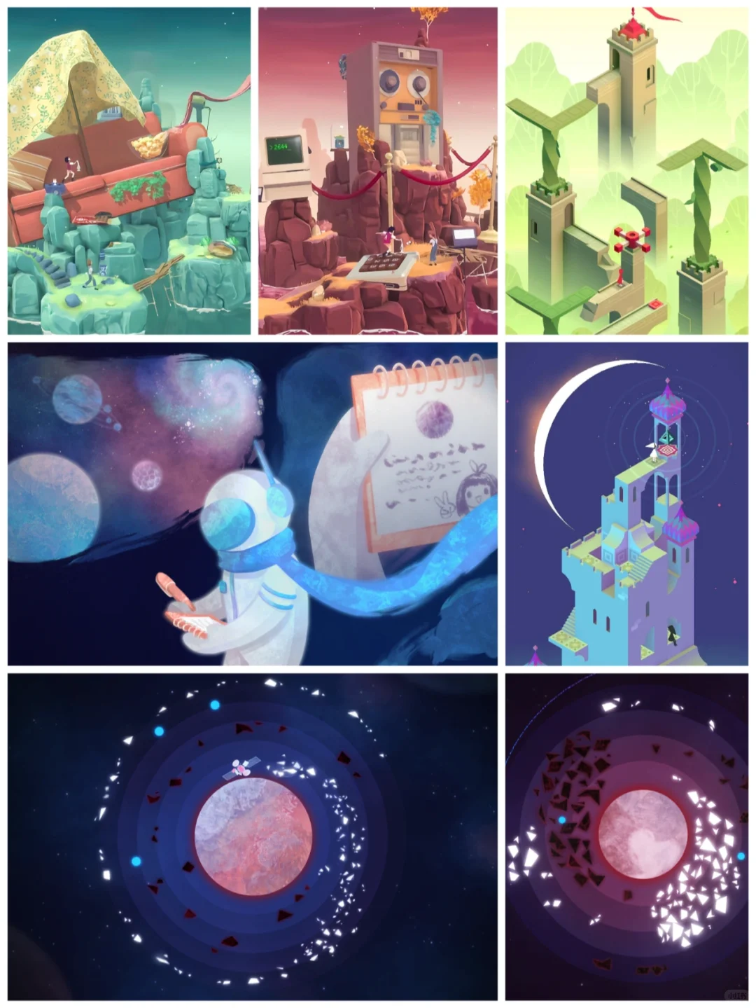 壁纸来了‼️这些游戏也太好看了叭😭