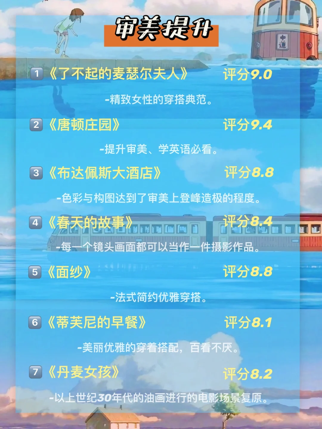 假期狂刷这56部高分电影🔥狠狠提升自己