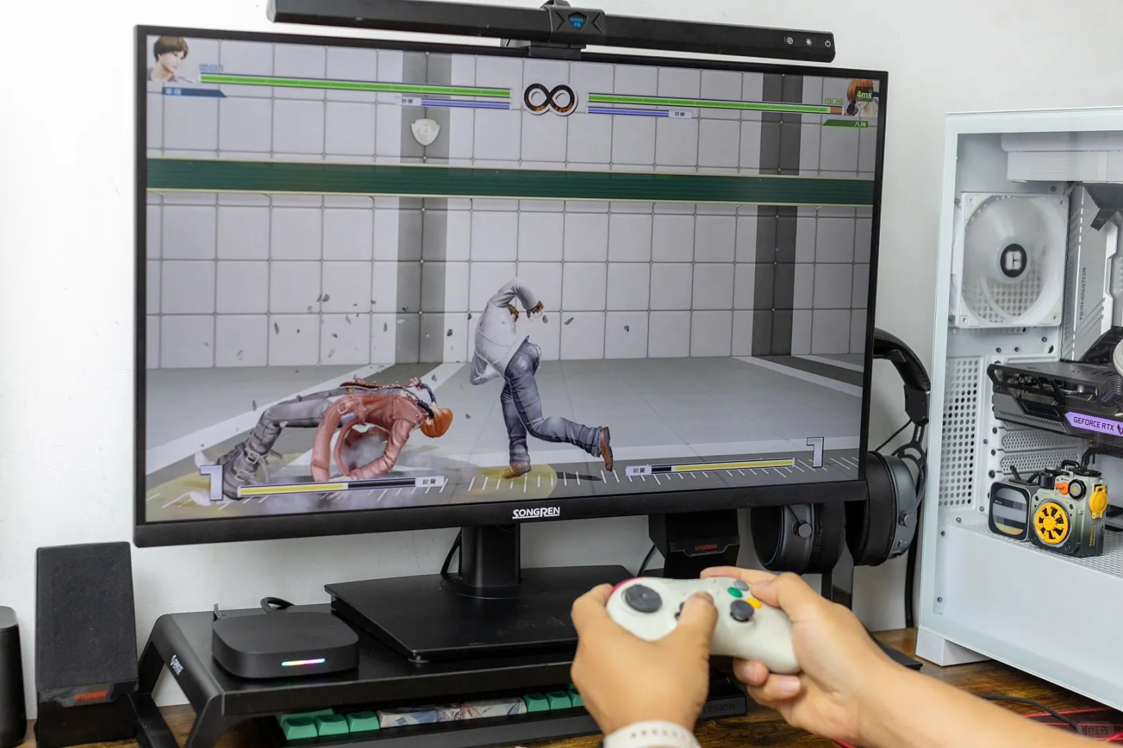 有1说1，电视打游戏是真的爽