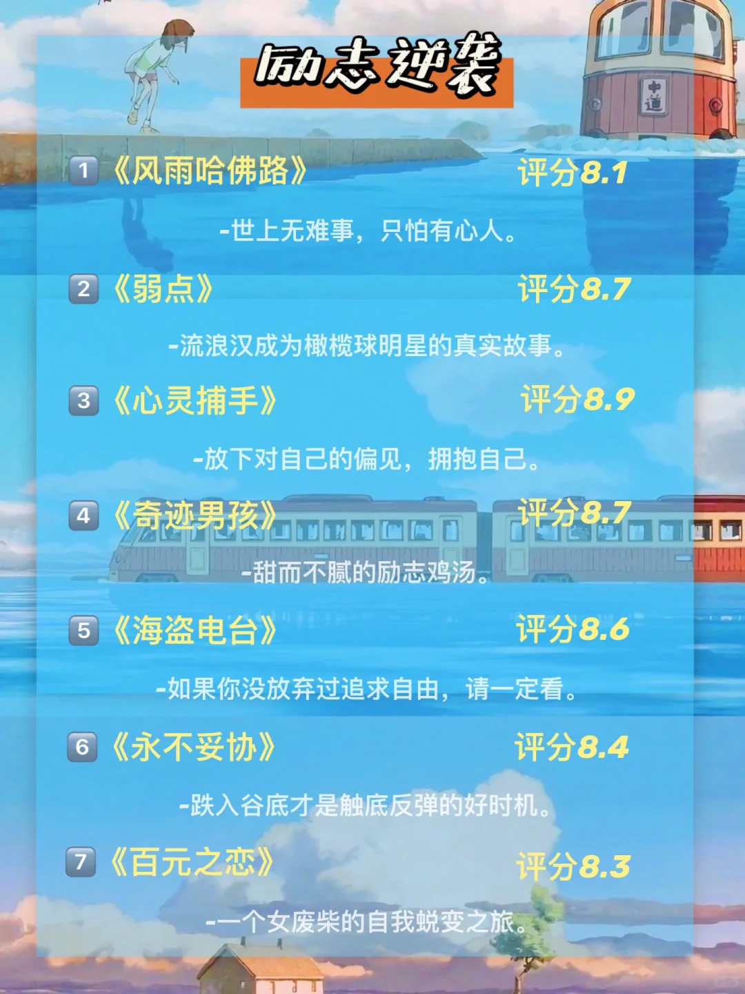 假期狂刷这56部高分电影🔥狠狠提升自己